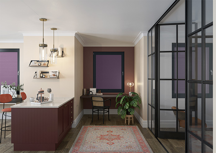 Umbra (Blackout), Plum - Stick Fit Honeycomb Blind - Image 9